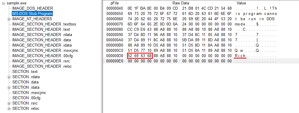 MS-DOS Stub Program