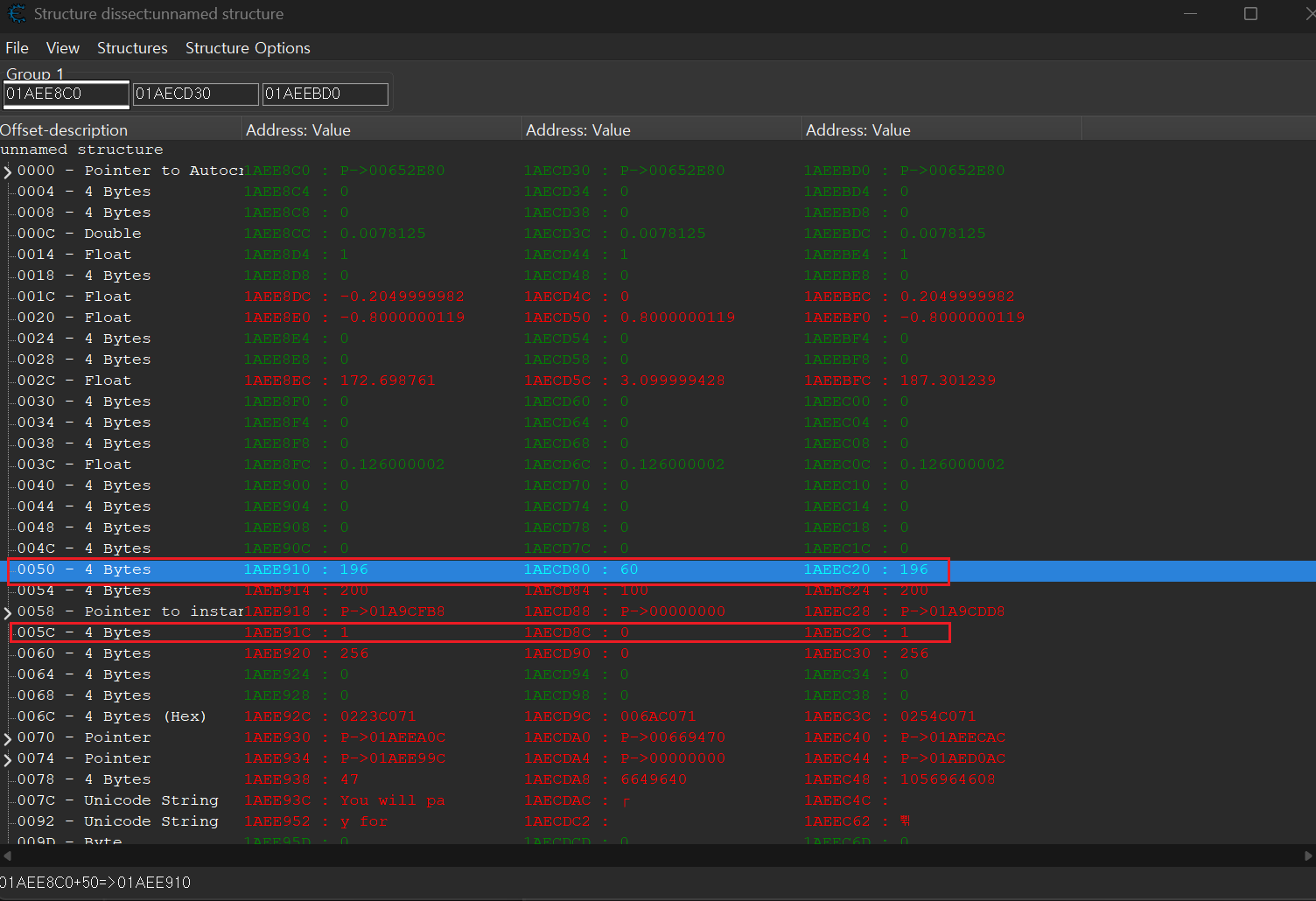Dissect Data/Structures 결과